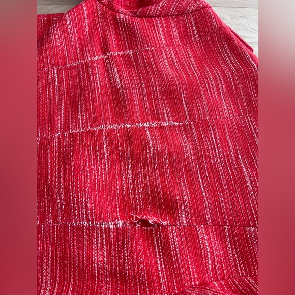 Chicos Military style tweed blazer with gold accent - Picture 5 of 10